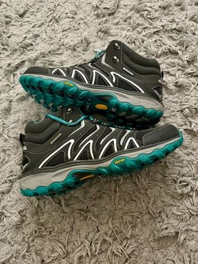 Eddie Bauer Gray and Teal Trail Shoes